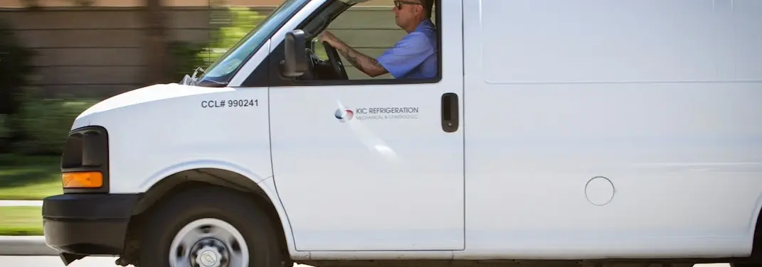 KIC Refrigeration service vehicle serving Hatfield area